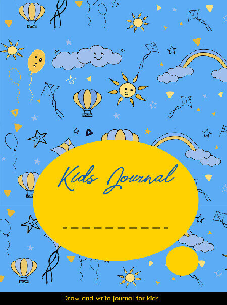 Kids Journal cover design
