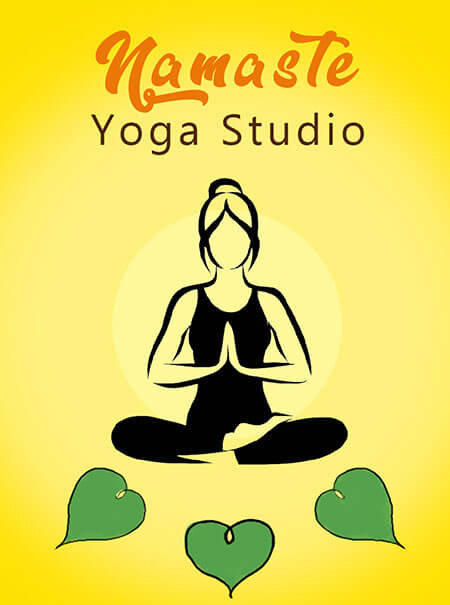 Branding design yoga studio Assam